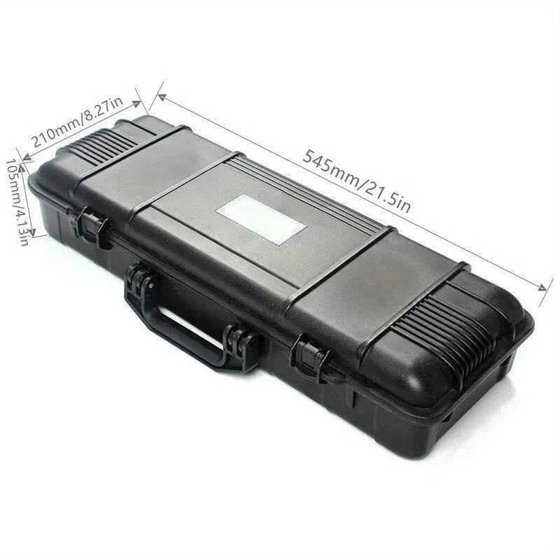 6 Sizes Hard Carry Tool Case Bag Organizer Storage Box,Camera Sealed Shockproof Safety Instrument Toolbox with Sponge