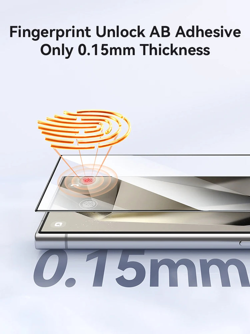 for Samsung S26 S25 S24 Ultra HD Glass Screen Protector for Galaxy S26 Ultra S26 S26+ Full Cover 9H HD Tempered Glass