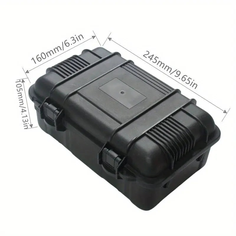 6 Sizes Hard Carry Tool Case Bag Organizer Storage Box,Camera Sealed Shockproof Safety Instrument Toolbox with Sponge