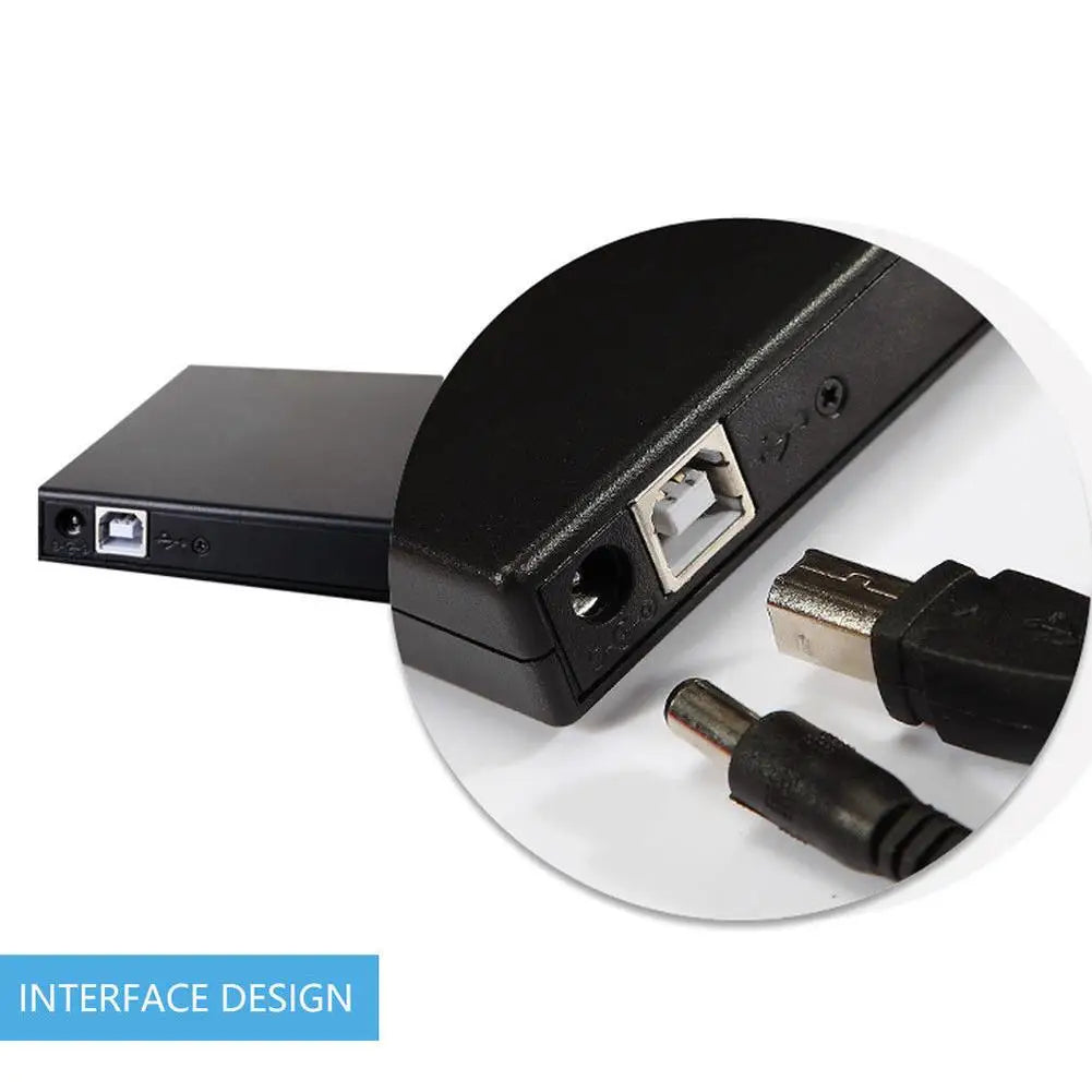 Portable Usb External Dvd Cd Player Rw Disc Burner Combo Drive Reader for Windows 98/8/10 Laptop Pc Cd Burner for Laptop Desktop