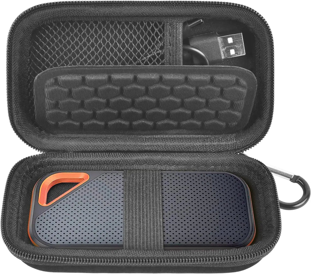 Hard Case Compatible with Sandisk Extreme Pro/For Sandisk 500GB 1TB 2TB 4TB Portable External Ssd，Travel Holder for Crucial X8