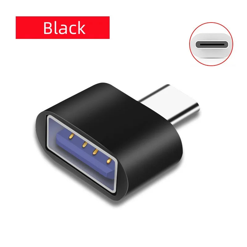 100Pcs OTG Type C to Micro USB Type C to Usb 3.0 Female Adapter Universal Mobile Phone Data Line Charging Converter