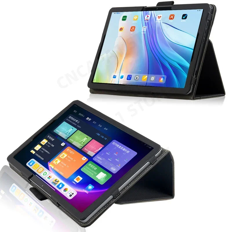 Folio PU Leather Folding Stand Funda for  U9 U10 T10 Pro Kid Case T10E T10S 10.1" Tablet Cover with Hand Strap