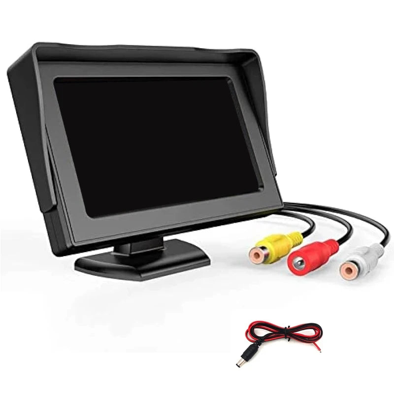 4.3Inch Car Display Easy to Install High-Definition Reversing Image Universal Car Monitor
