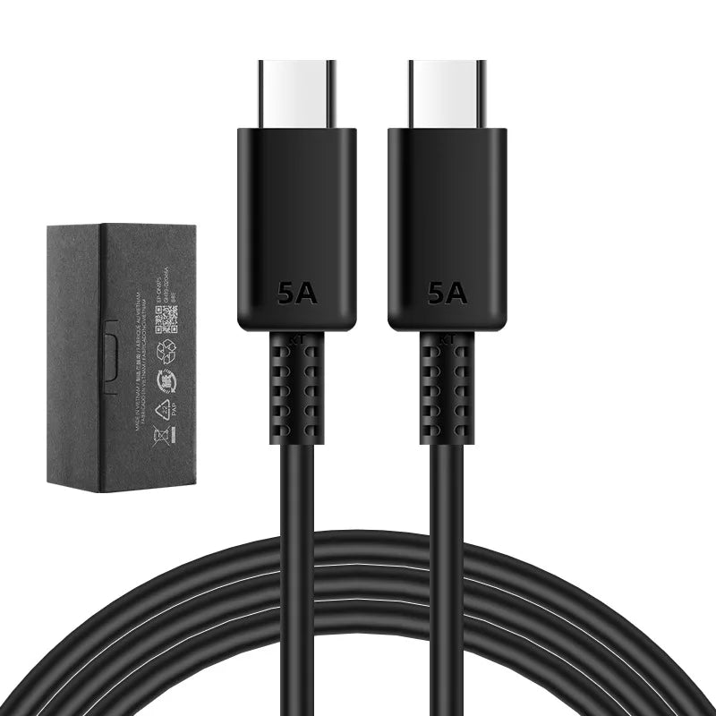 50Pcs Fast Charge Type C to Type C PD Quick Charging Cable Wire for Samsung S21 S20 plus Galaxy A71 A72 A82 Note 20