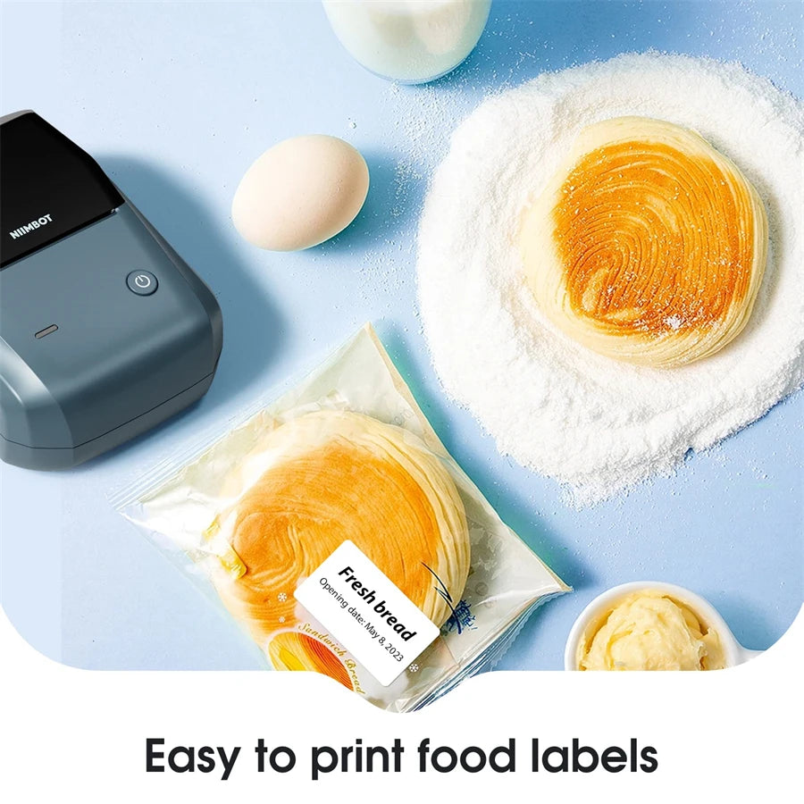 B1 Mini Portable Thermal Printer Self-Adhesive Sticker Label Maker Pocket Printer Labeling Machine Bluetooth  B1
