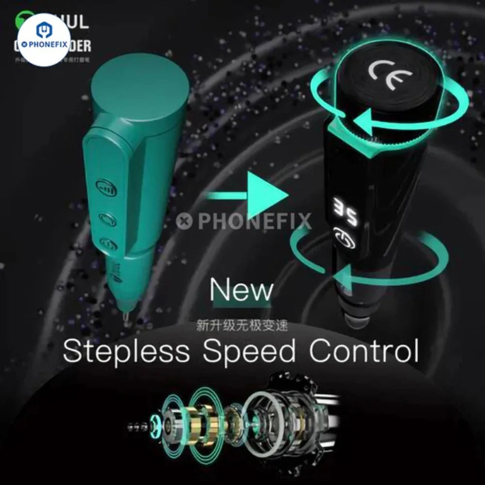 CVT Grinder Stepless Speed Control Grinding Pen for Mobile Phone Pads PCB IC Chip Frame Correction Polishing Repair Tool