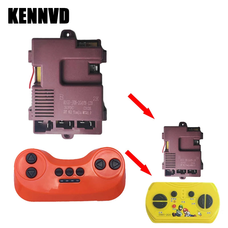 12V 24V R1GD-J6N 2G4Z J6D-TK TKWJ J6HD-7P R2 2Pin 7Pin Children'S Electric Ride on Car Vehicle Remote Control Box Receiver Parts