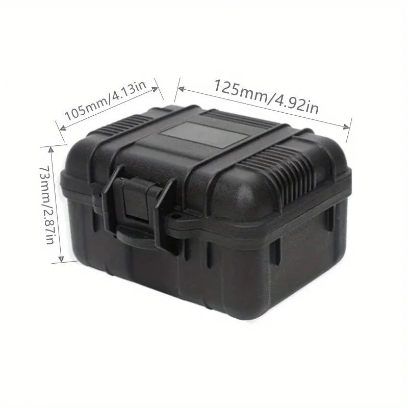 6 Sizes Hard Carry Tool Case Bag Organizer Storage Box,Camera Sealed Shockproof Safety Instrument Toolbox with Sponge