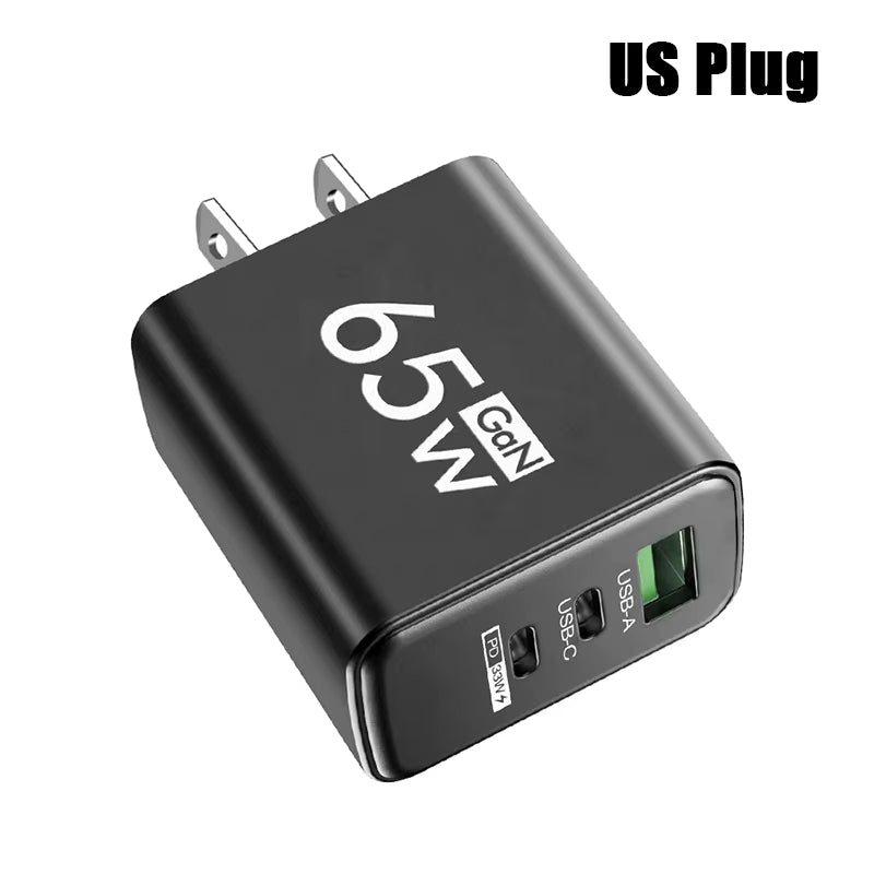 Gan Fast Charging USB Type C Charger PD 3.0 Quick Charge Wall for Phone Adapter for Iphone 15 Xiaomi Huawei Samsung Oneplus