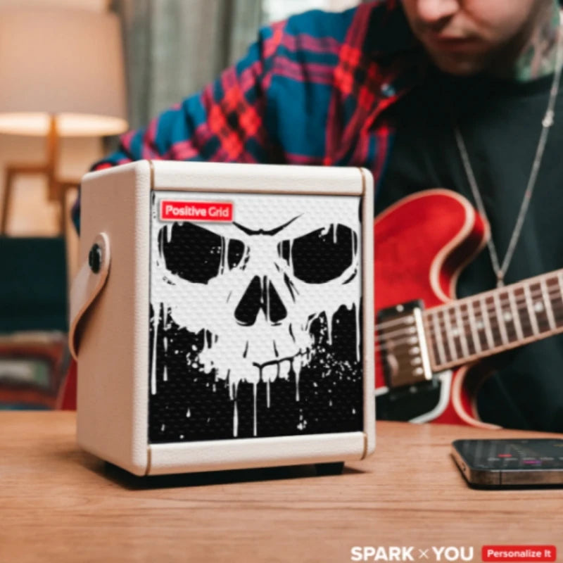 Positive Grid Spark Mini Bluetooth Rechargeable Guitar Speaker Electric,Bass Amp (Spark Mini)