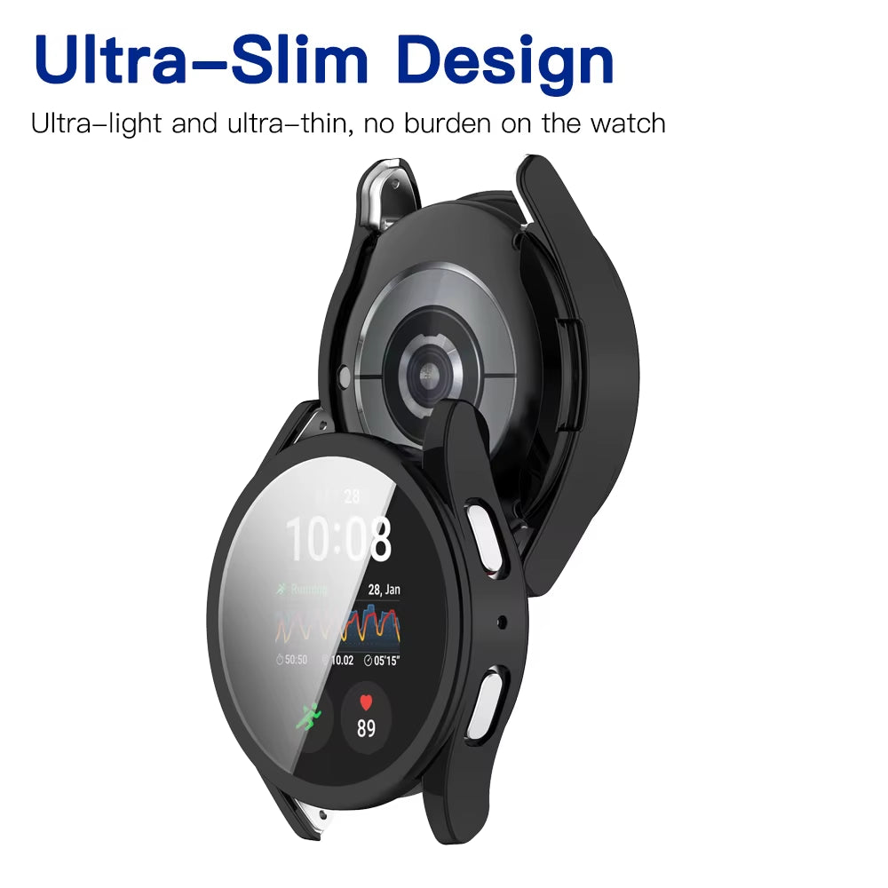 Case for Samsung Galaxy Watch 7 44MM 40MM Full Coverage Bumper Soft TPU Protective Case Cover for Galaxy Watch7 Accessories
