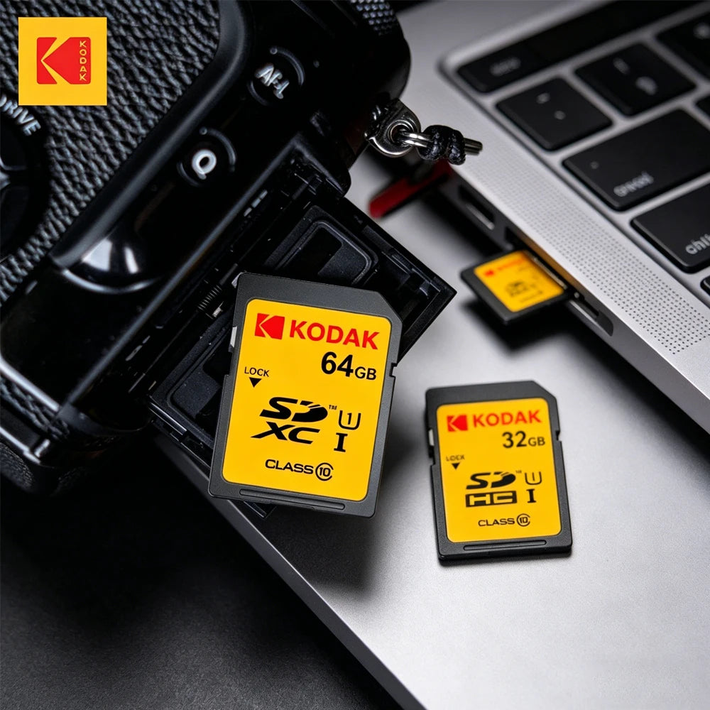 SD Card 32GB 64GB 128GB Class 10 U1 V30 High Speed Memory Card SDXC for DSLR Camera 4K Video