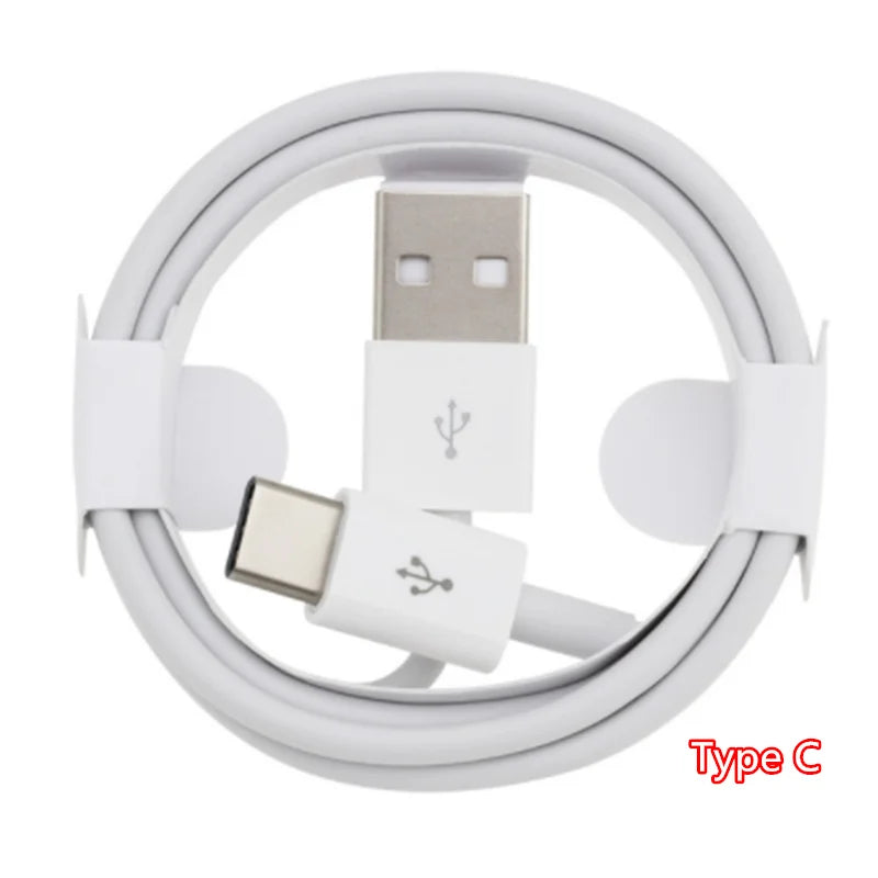 50-100Pcs1M 3Ft Type C Cable Micro USB Charging Wire for Samsung S20 S9 S8 Xiaomi Huawei P30 Pro Usb Charger Type C Cord