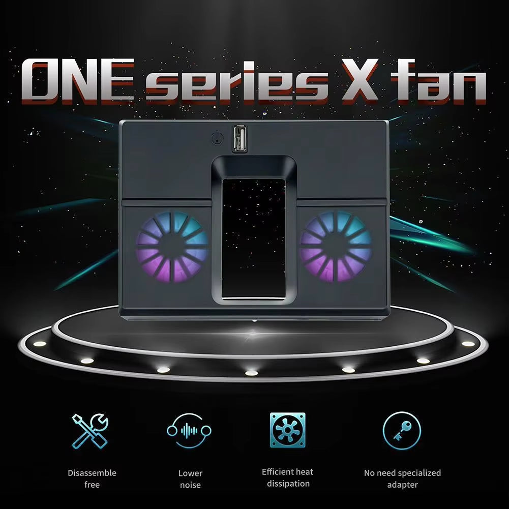 For Xbox Series X Console Cooling Fan Dock Station Vertical Stand with Dual Fans and USB Cooling Stand Cooling for Xbox Series X