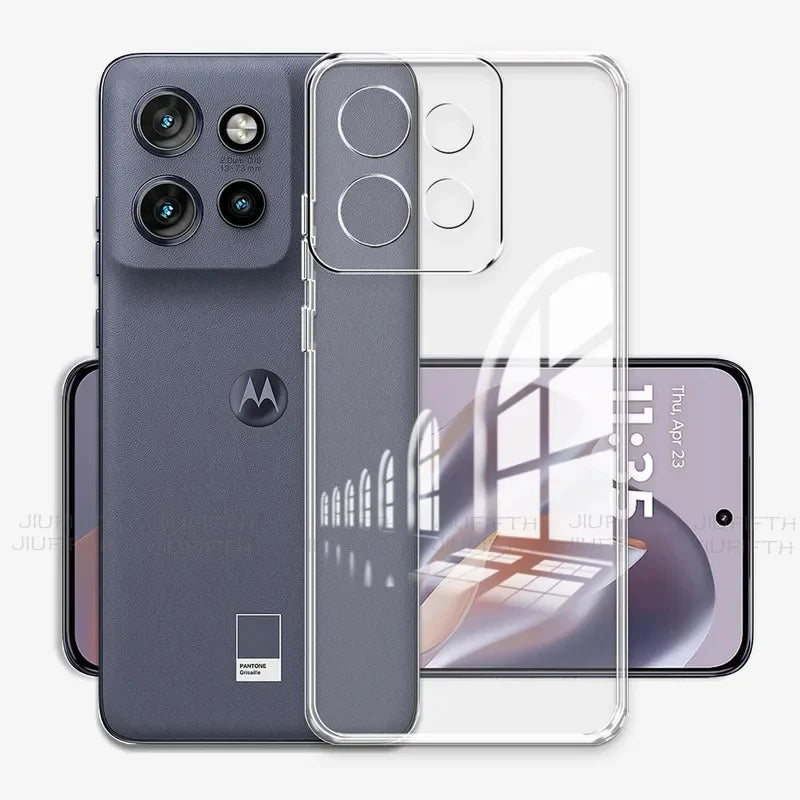 For Motorola Edge 50 Neo Case Moto S50 Clear Soft Silicone Phone Cases Mote Mota Edge50 Fusion Transparent Shockproof Cover S 50