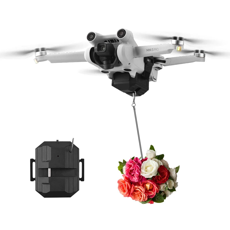 Thrower Airdrop Airdropper Delivery for DJI AIR 3/3S/Mavic 3 Pro/3//Mini 4 Pro/Mini3Pro/Mini3/Mavic Air 2/Air 2Sdrone Accessory