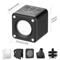 L2 RGB Mini COB Video Light 360° Full Color Magnetic Light with Diffuser for DSLR Camera Lightning Photography Vlog Live