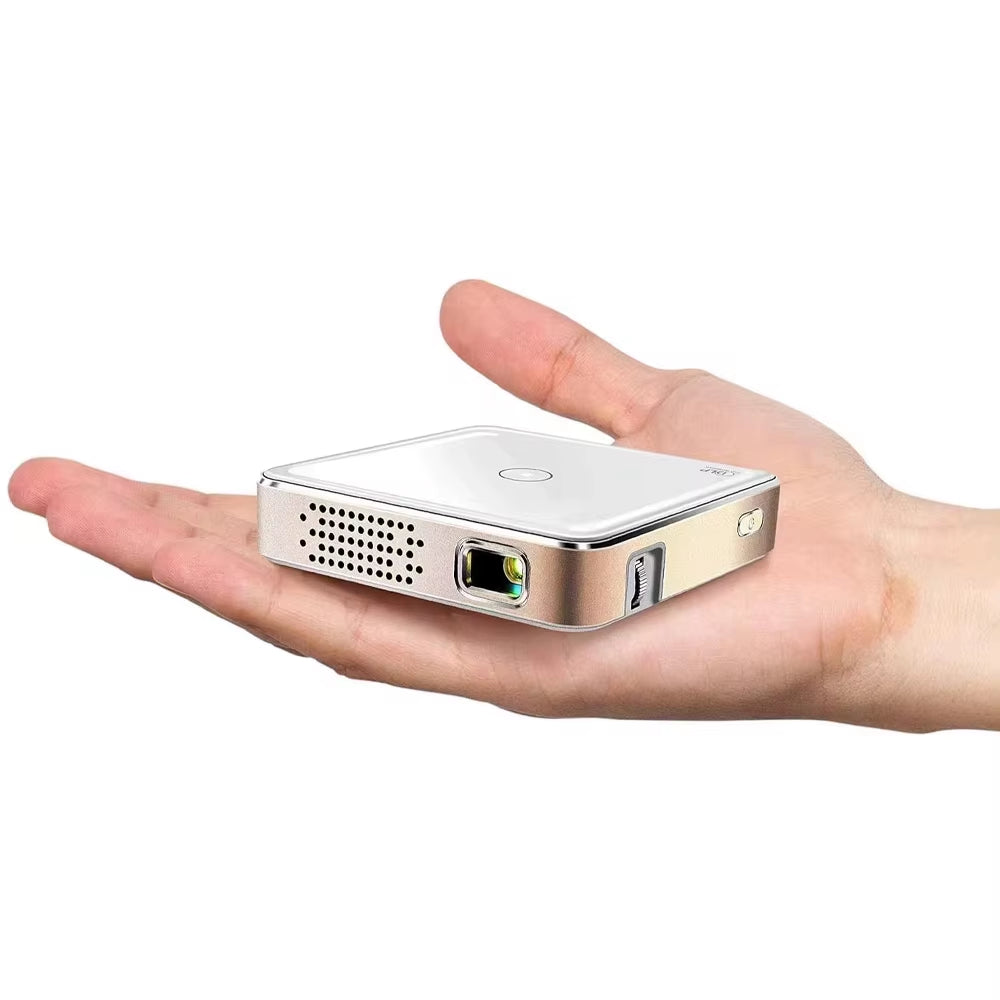 New Mini Dlp HD Projector Support 1080P Build in Battery Capacity Wired Phone Mirroring Proyector Home Theater Beamer