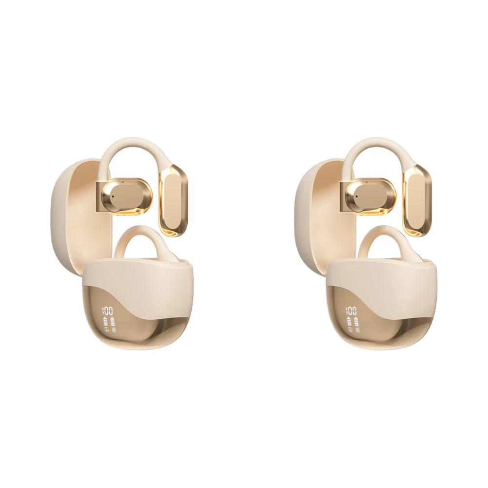 Real Time AI Translator Earbuds Bluetooth5.4 Ear Hook Translation Headphone Smart Voice Translator Headset for Business Travel