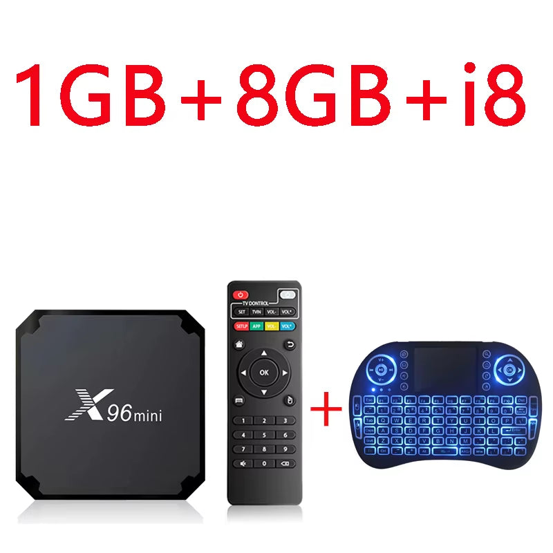 X96 Mini Android OS Smart TV Box H313 S Quad Core 2GB 16GB Wifi 4G HD 4K 3D H.265 Media Player Iptv TV Box