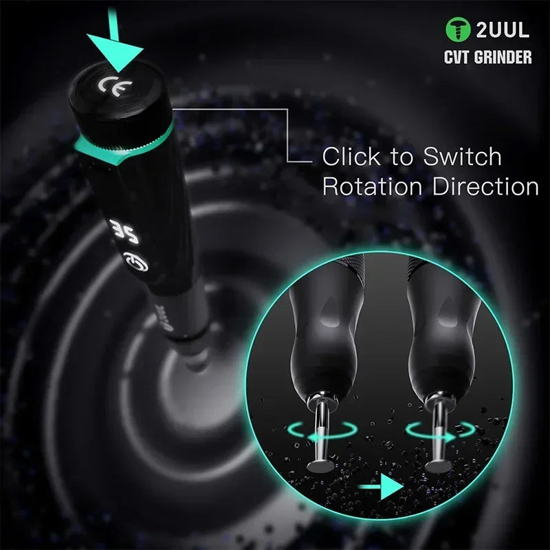 2UUL DA84 CVT Grinder IC Polishing Pen for Mobile Phone Repair Stepless Speed Control Pads IC Chip Frame Correction Grinder Tool