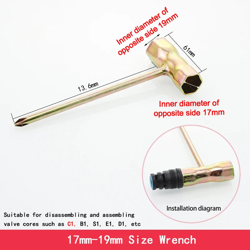 Button Spool for Rain Shower Faucet Touch Switch Leaking Bounce Button Press Valve Faucet Replace Part Accessories