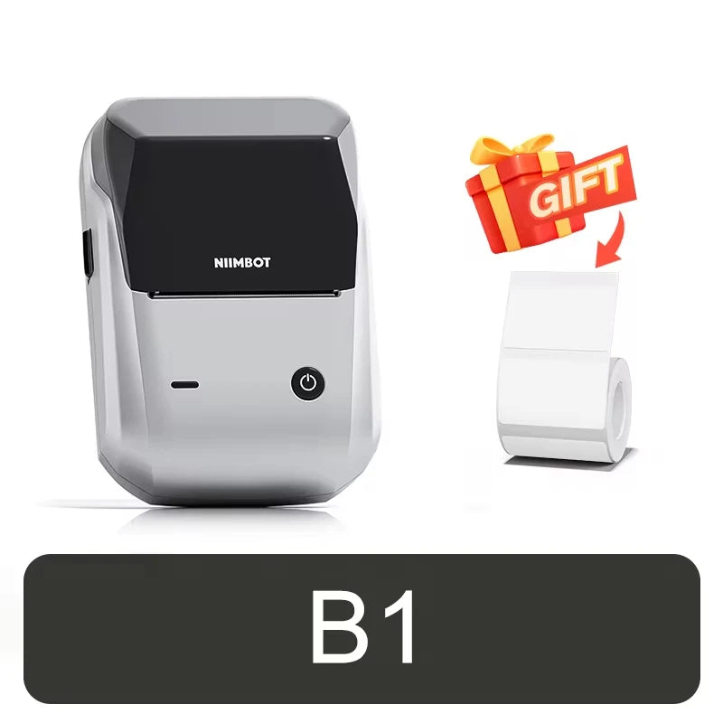 B1 Mini Portable Thermal Printer Self-Adhesive Sticker Label Maker Pocket Printer Labeling Machine Bluetooth  B1