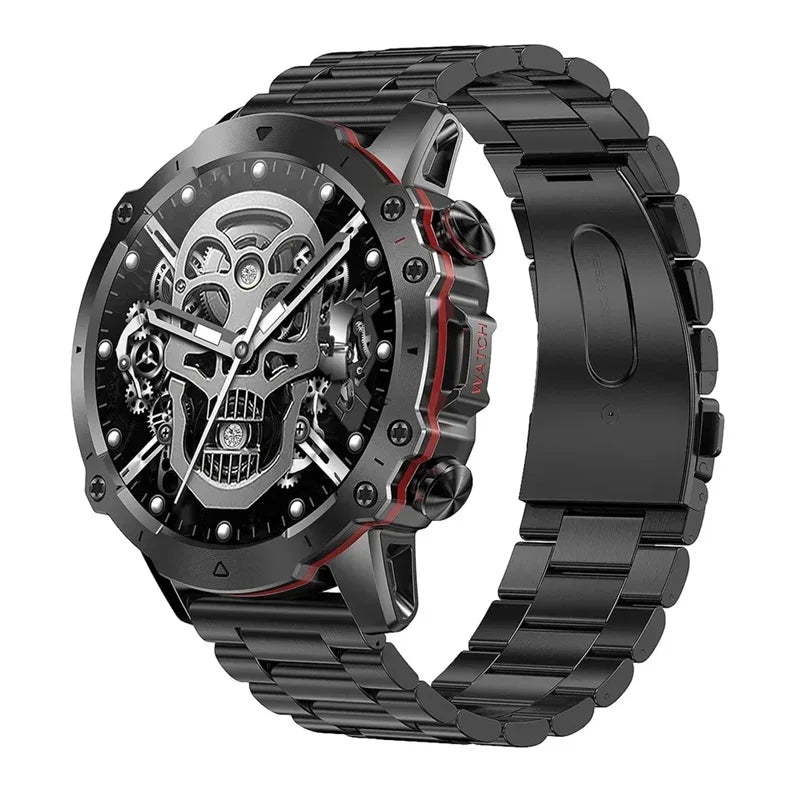 AK56 Smart Watch Men 1.43Inch Large Screen Bluetooth Call Music Player Sport Fitness Tracker Health Monitor Smartwatch