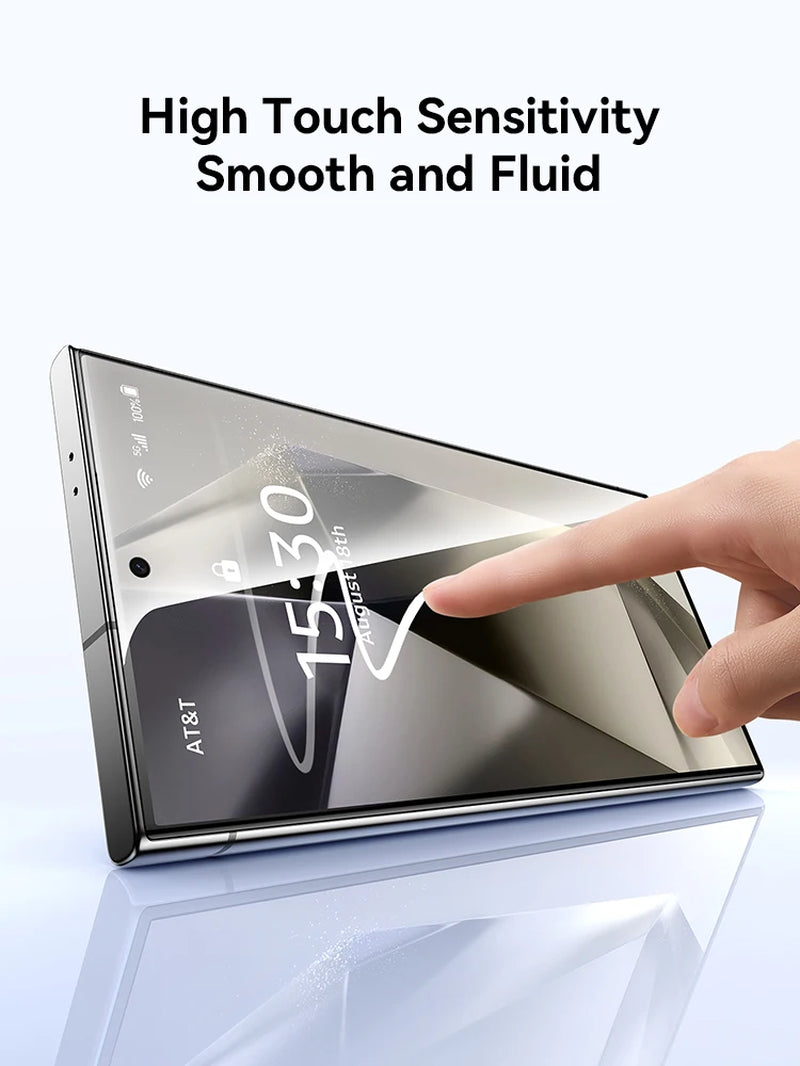 for Samsung S26 S25 S24 Ultra HD Glass Screen Protector for Galaxy S26 Ultra S26 S26+ Full Cover 9H HD Tempered Glass