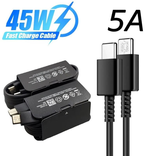 50Pcs Fast Charge Type C to Type C PD Quick Charging Cable Wire for Samsung S21 S20 plus Galaxy A71 A72 A82 Note 20
