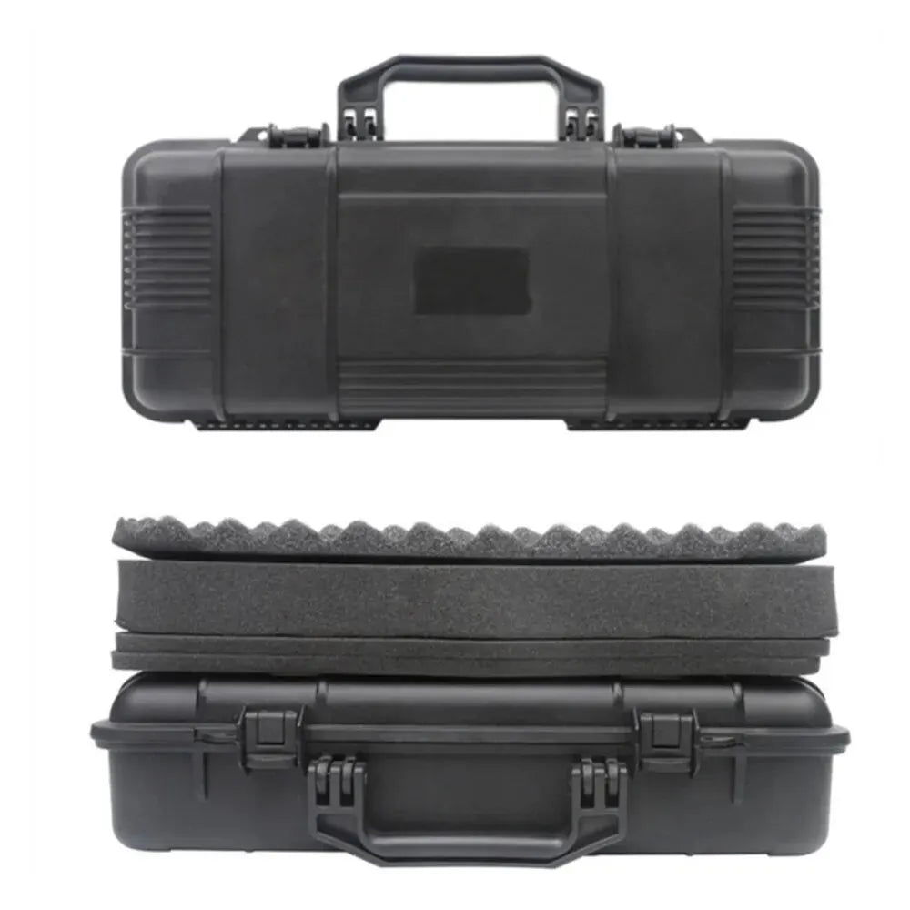 6 Sizes Hard Carry Tool Case Bag Organizer Storage Box,Camera Sealed Shockproof Safety Instrument Toolbox with Sponge