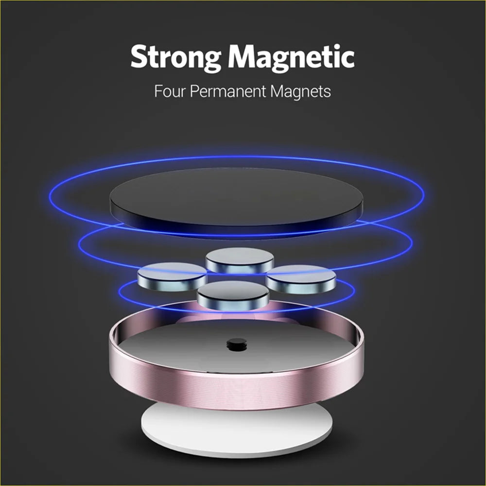 Magnetic Car Phone Holder Suitable for Apple Xiaomi Huawei Mobile Phone Holder Dashboard Wall Mounted Car Magnet Sticker