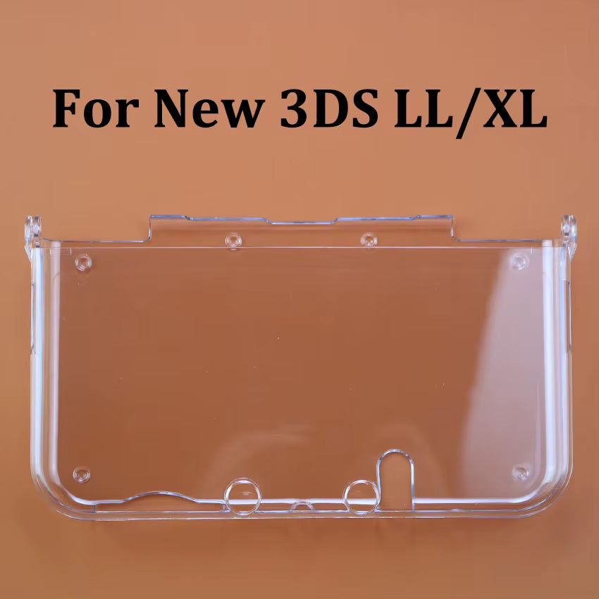 1Pcs Plastic Clear Crystal Hard Shell Case Cover for 3DS New 3DS XL LL for NDS Lite NDSL Ndsi XL LL for GBA SP PSP PSV 1000 2000