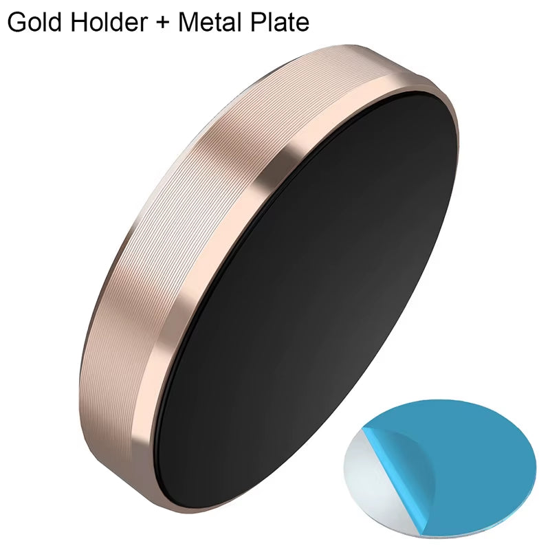 Magnetic Car Phone Holder Suitable for Apple Xiaomi Huawei Mobile Phone Holder Dashboard Wall Mounted Car Magnet Sticker