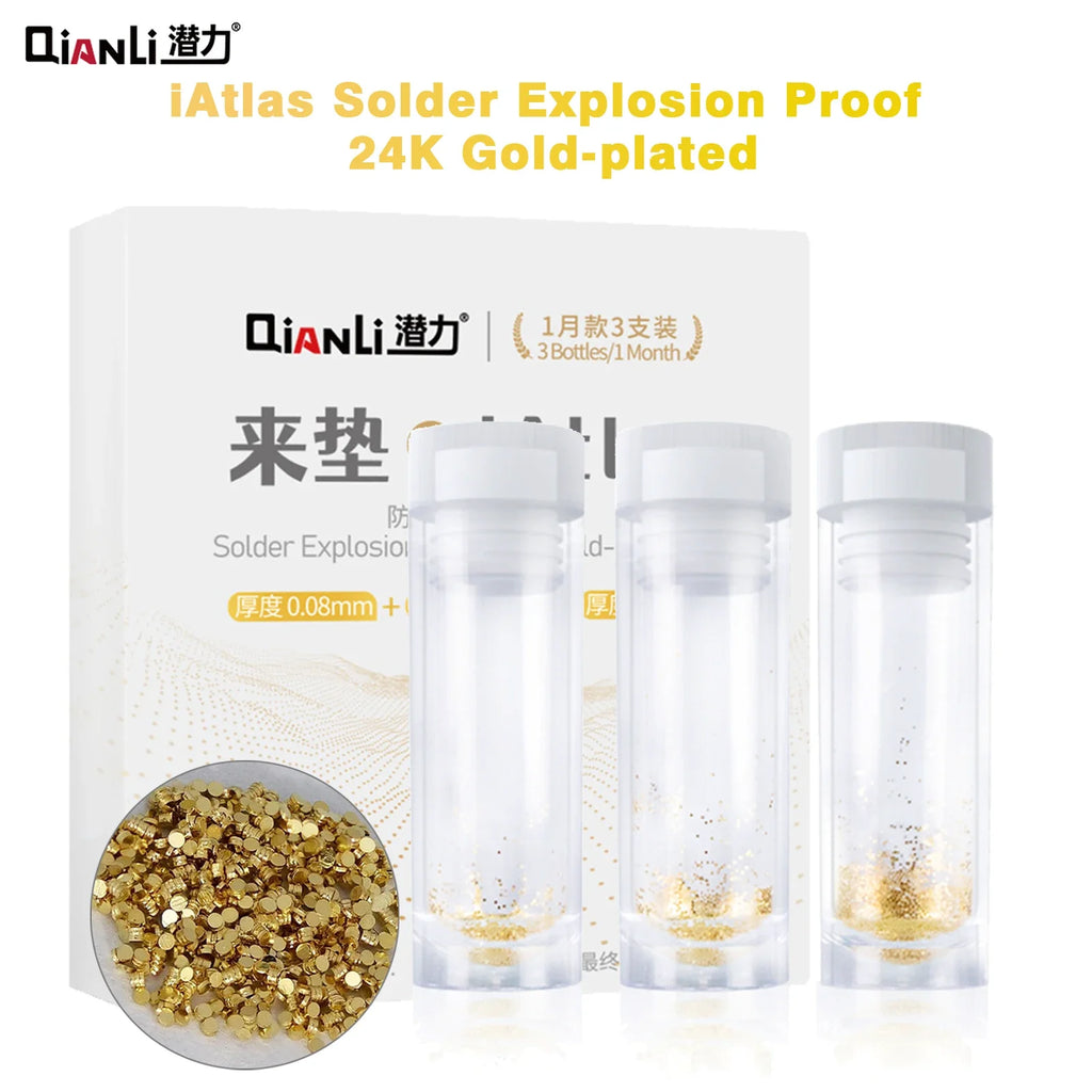 Qianli Iatlas 24K Explosion Proof Gold-Plated Foil Gasket for Mobile Phones Motherboard Middle Frame Chip Reballing Repair Tools