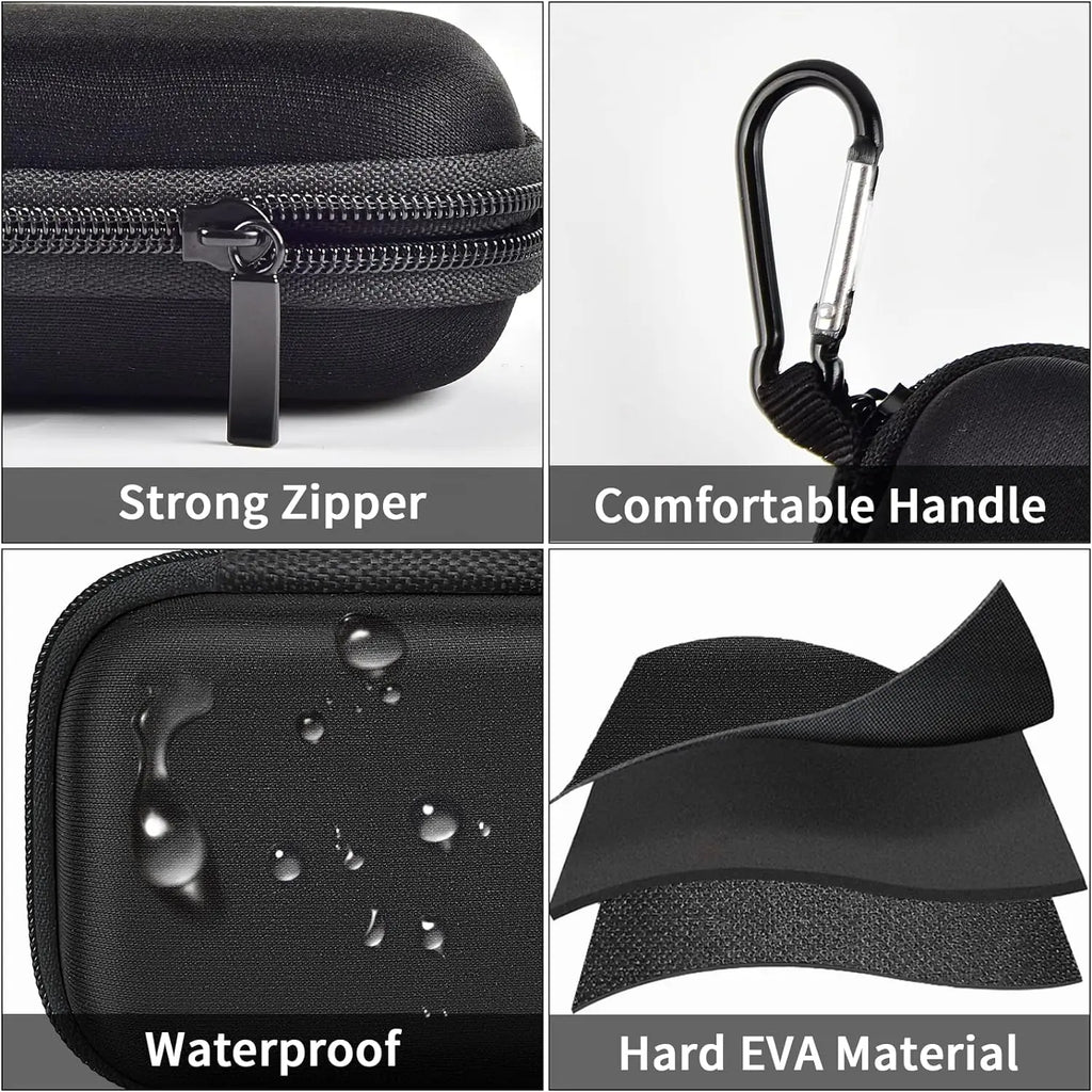 Hard Case Compatible with Sandisk Extreme Pro/For Sandisk 500GB 1TB 2TB 4TB Portable External Ssd，Travel Holder for Crucial X8